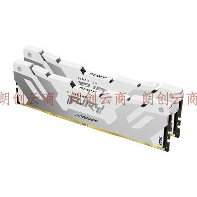 金士顿 (Kingston) FURY 16GB DDR5 7200 台式机内存条 Renegade叛逆者系列 骇客神条 白色款