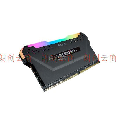 美商海盗船（USCORSAIR） DDR4 台式机内存条 复仇者系列 RGB灯条 3600 黑色 16GB(8Gx2)套装