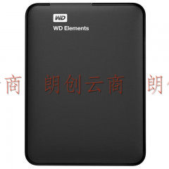 西部数据 WDBUZG0010BBK Element 1T移动硬盘 1T USB3.0 2.5英寸 黑色