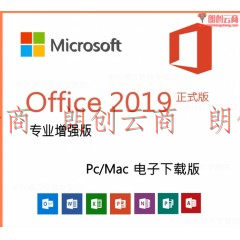 正版Office2019/永久授权/专业版/绑定微软账户 office2019