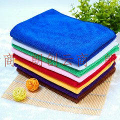 超细纤维毛巾 抹布薄款 超强吸水 毛巾  蓝色 50块装