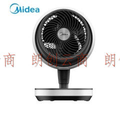 美的（Midea）GDC18FR 空气循环电风扇台式涡轮对流扇 黑色