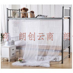 百富帝蚊帐上下铺床单人1.2米高低铺床适用加密白色