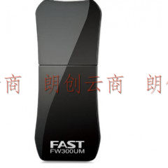迅捷（FAST） FW300UM 300M高速USB无线网卡 台式机笔记本随身wifi接收器