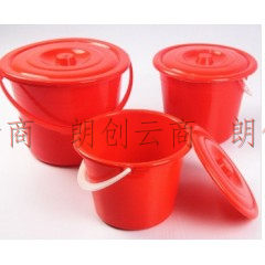 小塑料桶 提把小桶 3升带盖 儿童小水桶塑料桶 调油漆桶 水桶 小红桶 塑料油漆桶 个
