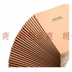 惠朗(huilang)6本A5/40张牛皮纸缝线软抄本办公用品 工作记事本文具笔记本子 7004