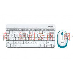 罗技（Logitech）无线键鼠套装 MK245 Nano 无线键盘套装 MK245 白色
