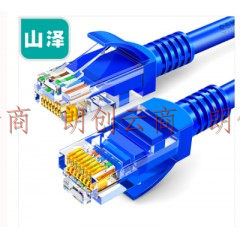 山泽（SAMZHE）SZW-1100工程级超五类网线10米蓝色