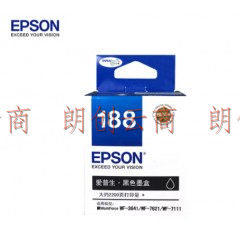 爱普生（EPSON）T1881 黑色墨盒适用WF-3641/7111/7621/7218/7728