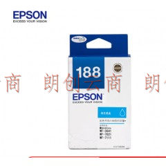 爱普生（EPSON）T1882 青色墨盒适用WF-3641/7111/7621/7218/7728