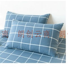 南极人（NanJiren）枕套 一对装枕芯套枕头套 学生宿舍床上用品家纺 48*74cm