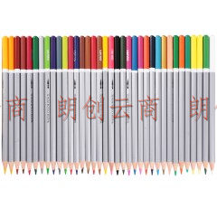 得力(deli)36色彩盒水溶性彩色铅笔 水溶性彩铅套装 6519