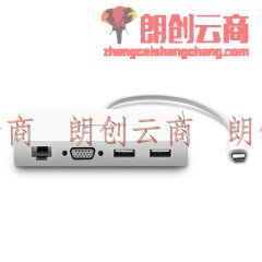 绿联 Type-C扩展坞 USB-C3.1转VGA转换器有线百兆网卡网口数据线转接头 苹果MacBook投屏拓展坞集线器40378