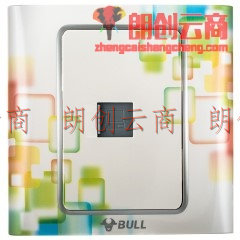 公牛(BULL)开关插座面板电脑插座86型暗装电脑网络网线插座G11