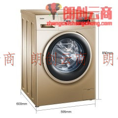 海尔（Haier) 滚筒洗衣机全自动 10公斤变频  99%防霉抗菌窗垫EG10014B39GU1