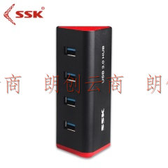 飚王（SSK） SHU028 4口 HUB集线器 USB3.0高速传输 不带电源适配器
