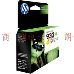 惠普（HP）CN056AA 933XL 超大号 Officejet 黄色墨盒（适用HP Officejet 7110/7610/7612）