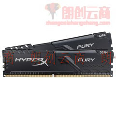 金士顿(Kingston) DDR4 3200 32G(16GX2)套装 台式机内存 骇客神条 Fury雷电系列