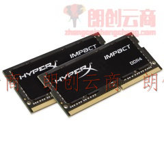 金士顿(Kingston) DDR4 2400 32GB(16G×2)套装 笔记本内存 骇客神条 Impact系列
