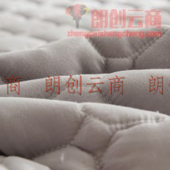 南极人（Nanjiren）床垫家纺 舒适透气床垫四季保护垫床褥子可折叠床垫子 灰色 180*200cm
