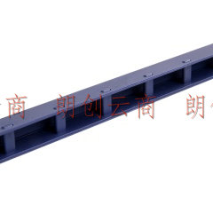 得力3827-10孔装订夹条(黑、蓝随机)300*10mm(100支/盒)