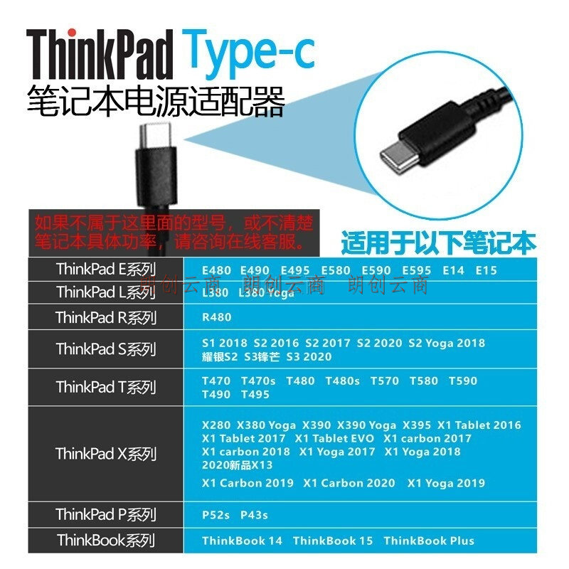 ThinkPad 联想氮化镓充电器口红电源type-c手机平板笔记本适配器笔记本电源 氮化镓口红电源单口65W黑色